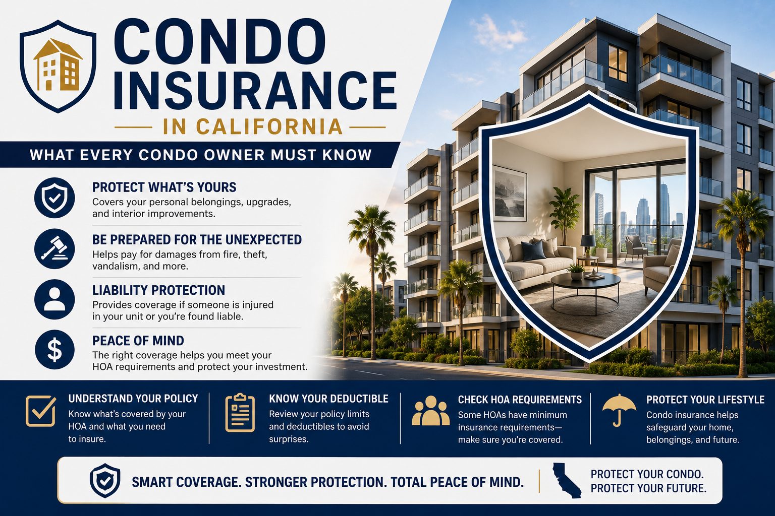 Condo Insurance in California: What Every Condo Owner Must Know