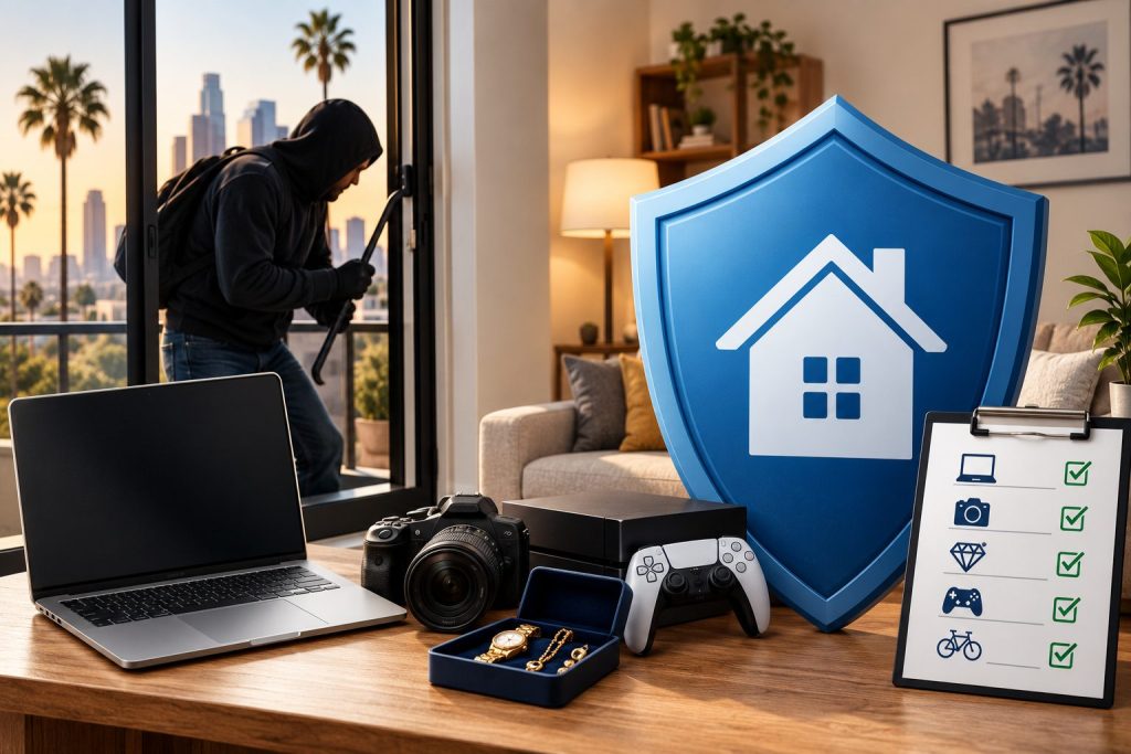 Renters Insurance Cover Theft California